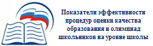 Показатели эффективности процедур оценки качества образования и олимпиад школьников на уровне школы